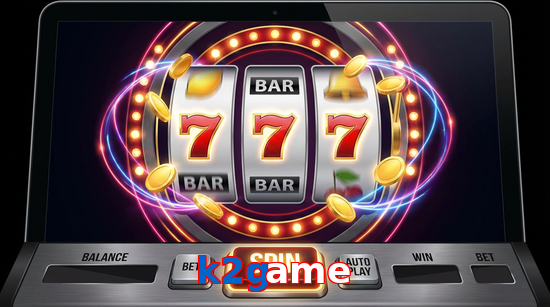Main screen of K2game slots page for PK players